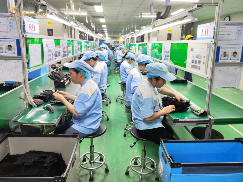 Quy trình lắp ráp tiêu chuẩn và hiệu quả tại SDragon
